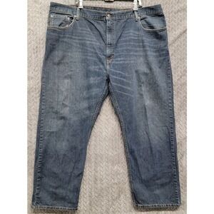 Levi's 559 Relaxed‎ Straight 46x29 Blue Jeans Medium Wash Casual Modern Denim
